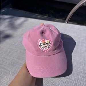 Power Puff Girls Pink Adjustable Baseball Hat Cartoon Network Official Licensed